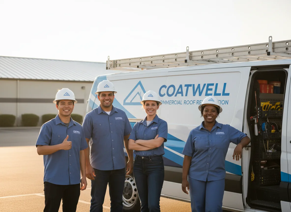 Commercial roof coating company in Winfield, IA